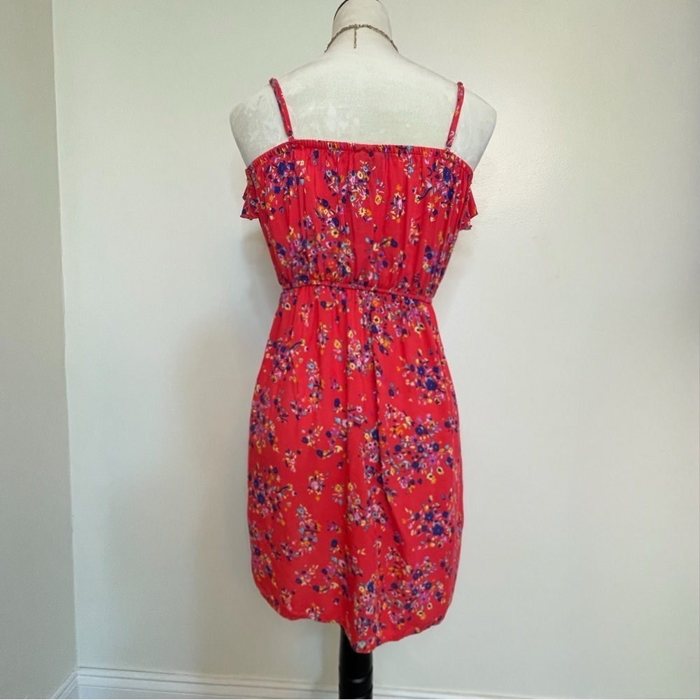 Rue 21 Floral Red Mini Dress - Picture 3 of 10